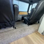 37ft rv renovation new carpet in Driver area