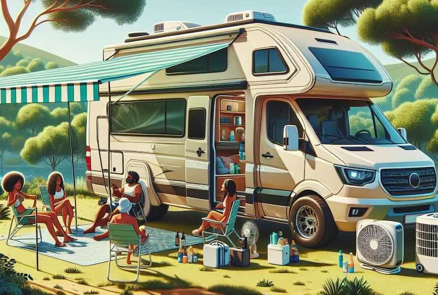 How to keep camper van cool in summer?