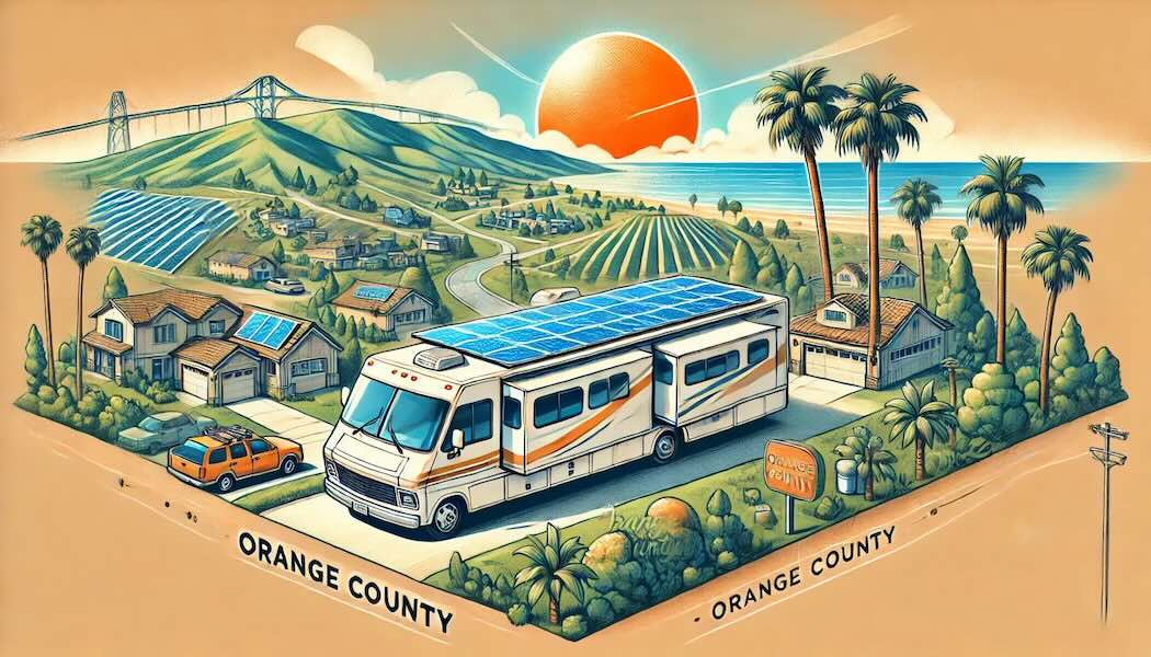 RV solar installation Orange County