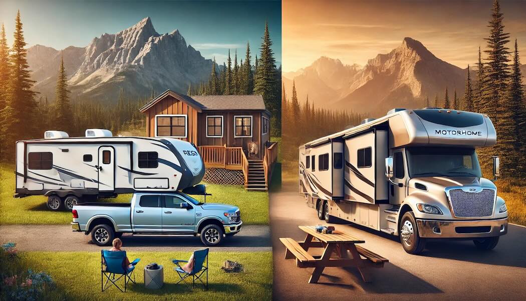 RV vs motorhome