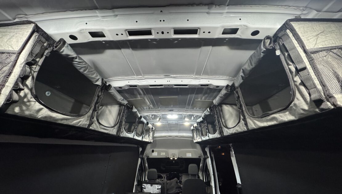 Upper Storage Install in Ford Transit Custom Way