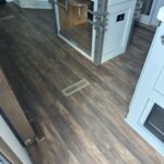 new vinyl flooring in travel trailer Custom Way California