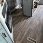 new vinyl flooring in travel trailer Custom Way LA