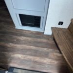 new vinyl flooring in travel trailer Custom Way LA cailfornia