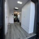 31 Ford Transit Conversion to Mobile Nail Shop Interior