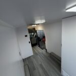 35 Vinyl panels Flooring in Ford Transit Mobile Nail Shop