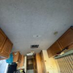 before rv ceiling upholstery by custom way