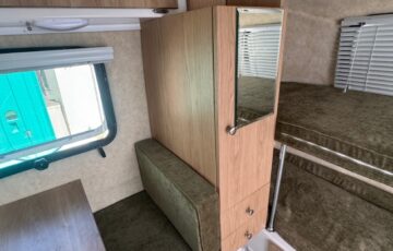 Custom Closet Storage Upgrade in 17ft Casita Trailer