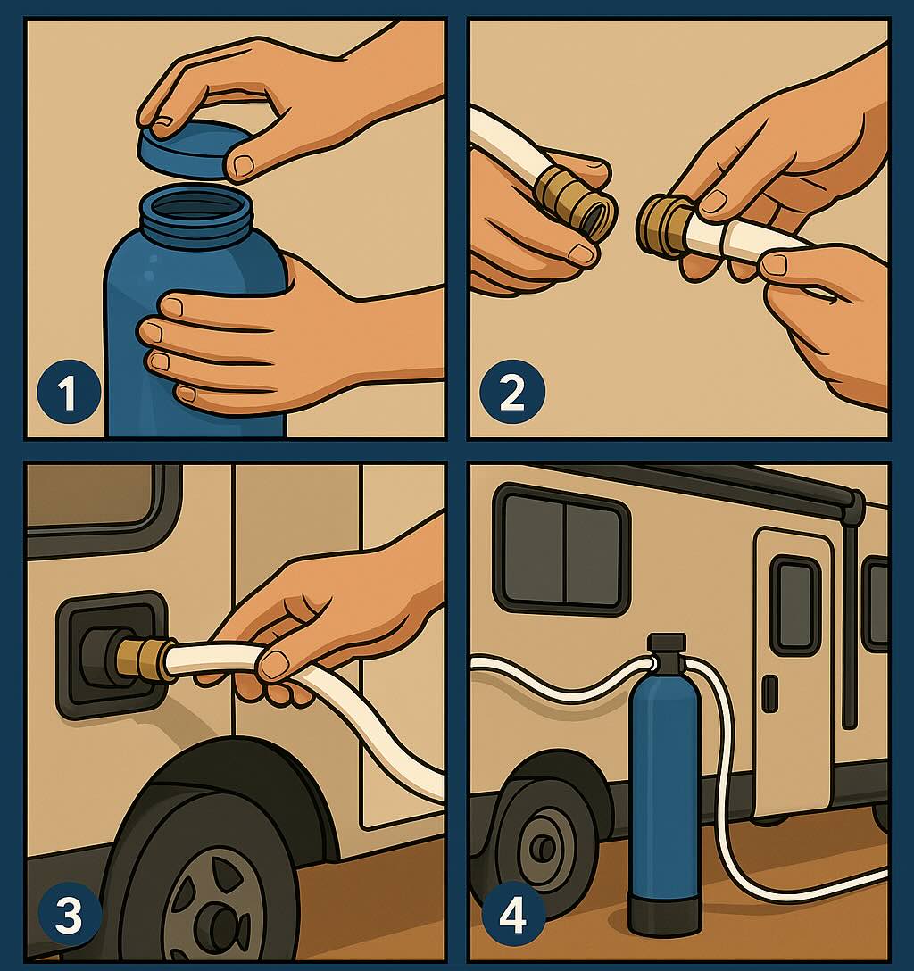 Soft Water Ststem Rv How to Install an RV Water Softener - RV Repair by Custom way in California