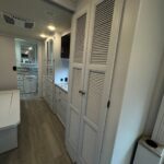 Thor Windsport Class A RV Remodel interior bedroom cabinets