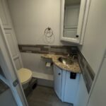 Thor Windsport Class A RV Remodel interior toilet