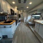 Thor Windsport Class A RV Remodel interior vinyl flooring