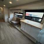 Thor Windsport Class A RV Remodel vinyl flooring