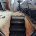 Floor vinyl panels install in RV 1