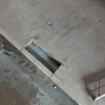 Floor vinyl panels install in RV 10