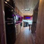 Ford Econoline van interior fridge