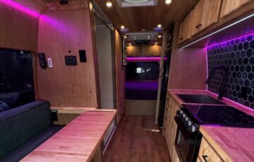 Ford Econoline van interior remodeling