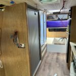 Ford Econoline van interior restoration toilet, floor