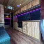 Ford Econoline van kitchen renovation
