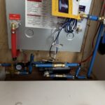Ford Econoline van remodel hot and cold water