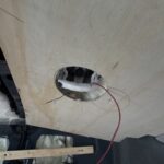 Ford Econoline van renovation Skylight vent