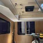 Ford Econoline van renovation bedroom remodel