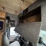 Ford Econoline van renovation driver area