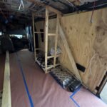 Ford Econoline van renovation interior built