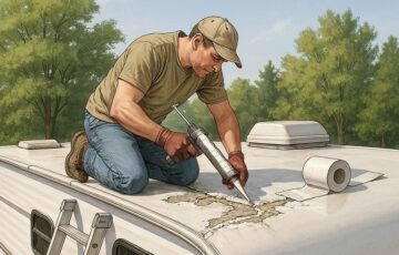How to Repair a Travel Trailer Roof