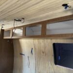 kitchen Upper cabinets installation in van
