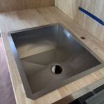 kitchen sink in van