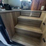 new Flooring vinyl panels in RV steps 4