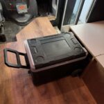 storage in ford econoline van small freezer 12 under bench