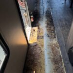 Floor replacement in RV after water damage 1