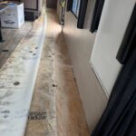 Floor replacement in RV after water damage 9