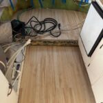 New flooring in Scamp travel trailer