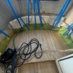 New flooring in Scamp travel trailer 2