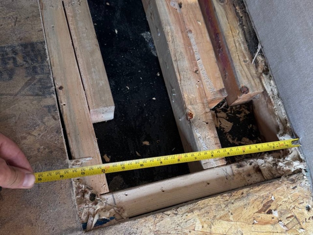 Water damaged flooring