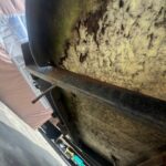 floor replacement in Scamp travel trailer