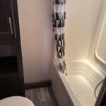 water damage repair in RV toilet 2