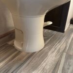 water damage repair in RV toilet 7