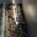 water damaged RV floor