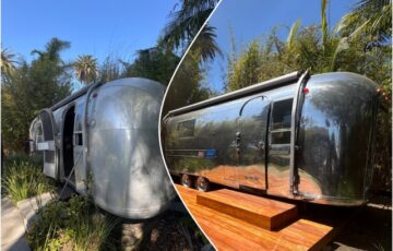 Airstream Trailer Conversion into a Summer Cabin