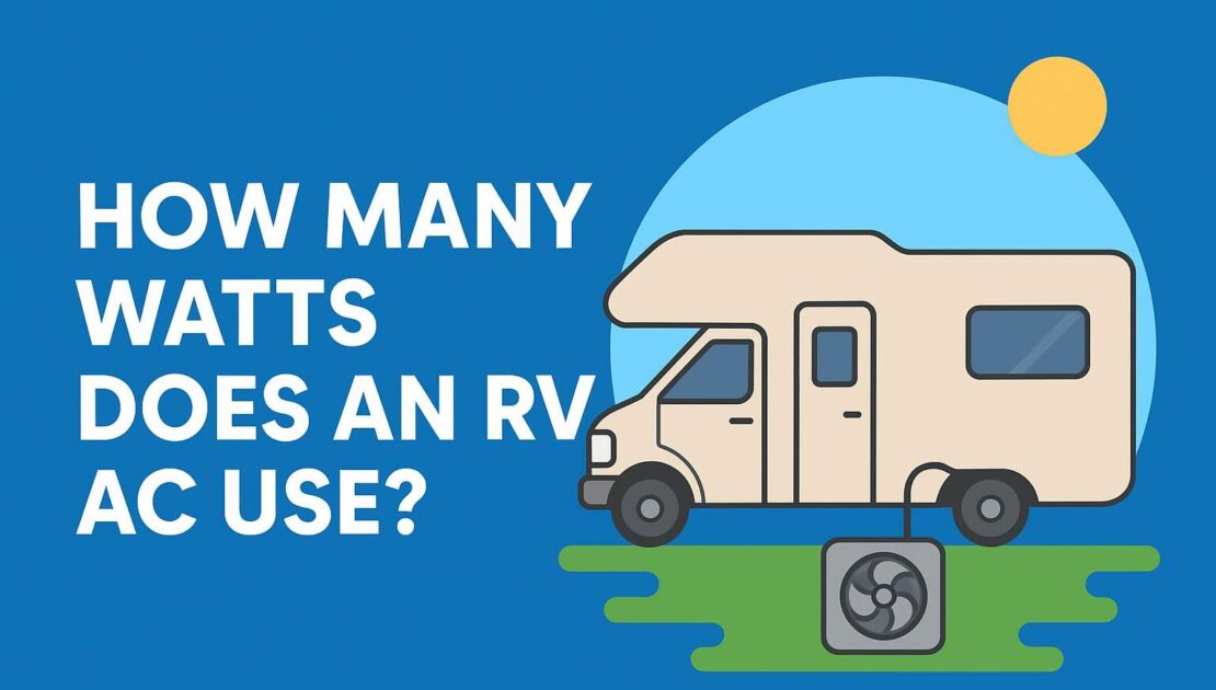 How many watts does a rv ac use