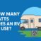 How many watts does a rv ac use