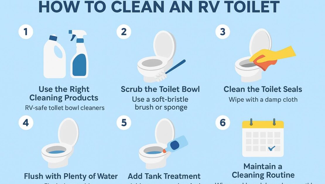 How to clean rv toilet?