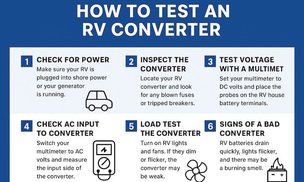 How to test rv converter