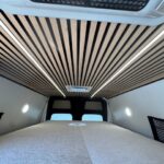 custom ceiling with led lights in mercedes benz sprinter