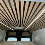custom ceiling with led lights in mercedes benz sprinter los angeles