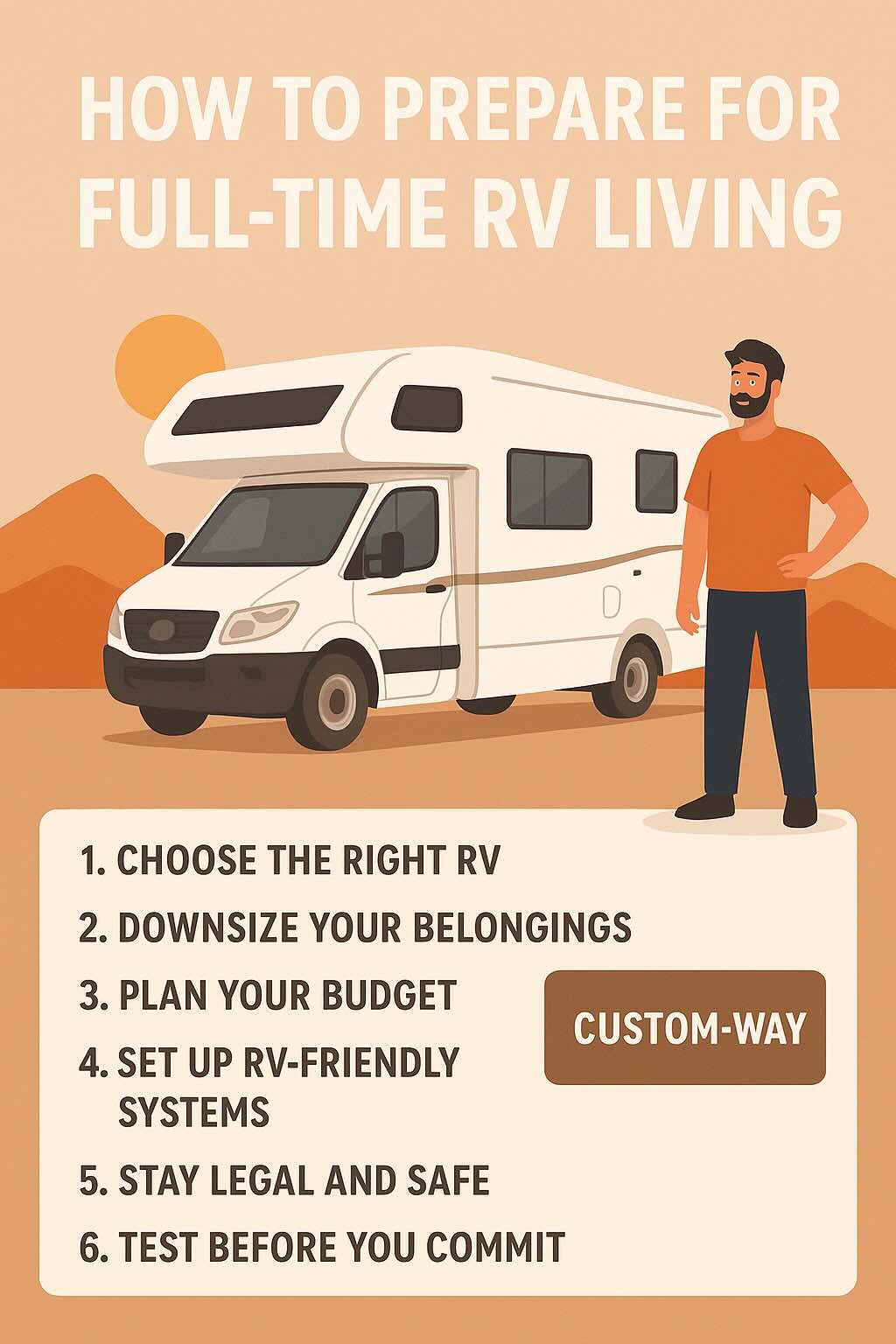 How to prepare for full time rv living?